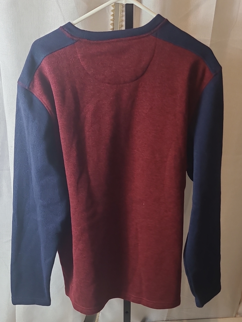 IZOD Men's Port Royal Colorback Long Sleeve Fleece Crewneck Sweatshirt XL New - Picture 4 of 4